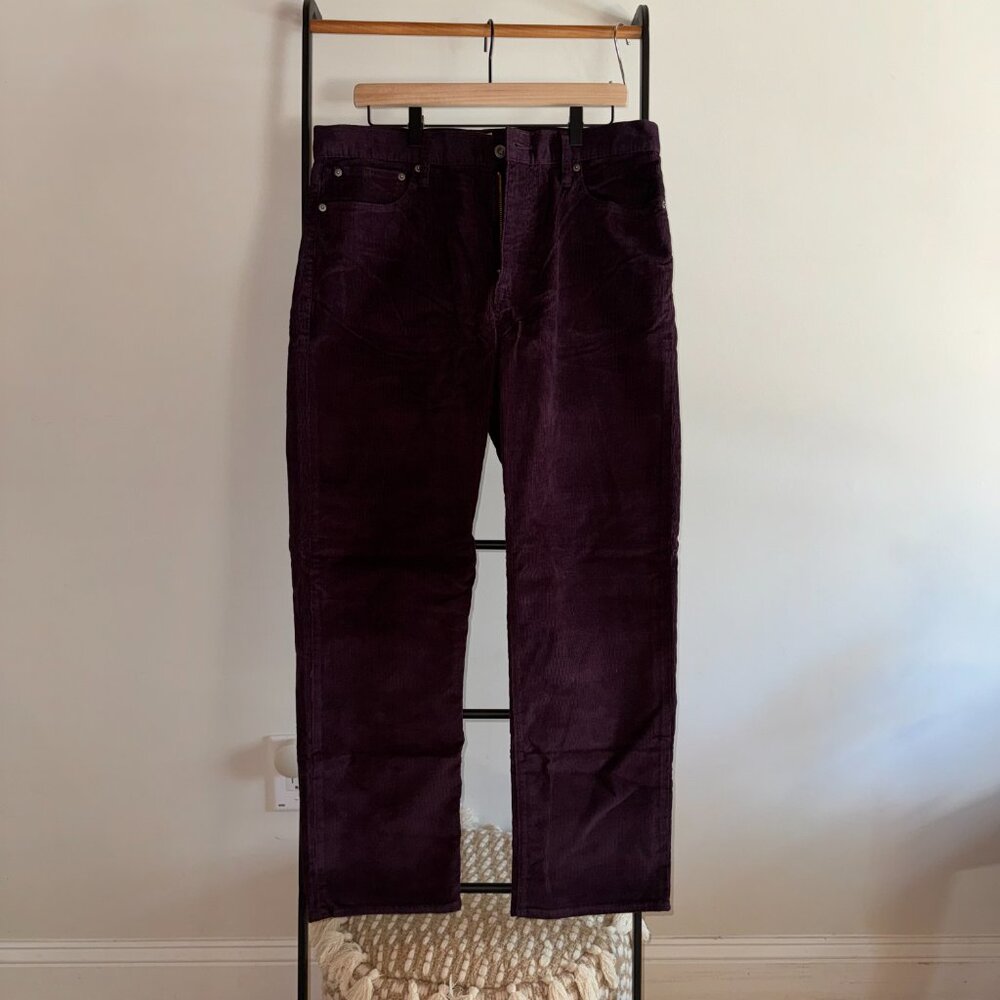 J. Crew Classic Straight-fit Pant in Stretch Corduroy